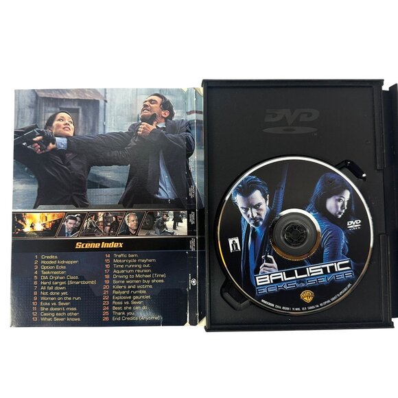 Ballistic Ecks Vs Sever 2002 DVD Antonio Banderas Lucy Liu Warner Bros Action R - Picture 3 of 7